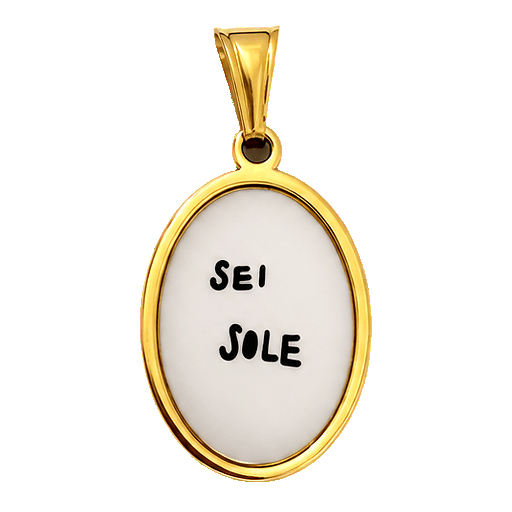 Charm Sei sole - ovale Le Amikette scontornato
