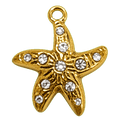 Charm Stella marina strass Le Amikette scontornato