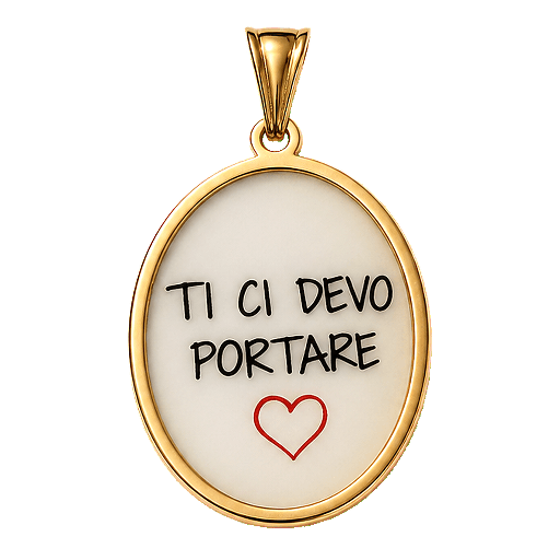 Charm Ti ci devo portare Le Amikette scontornato