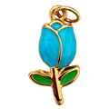 Charm Tulipano azzurro Le Amikette scontornato