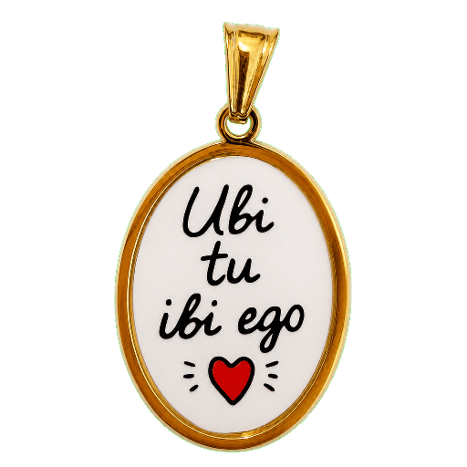Charm Ubi tu ibi ego Le Amikette scontornato