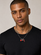 Collana Ultra Sottile Silver — foto indossata