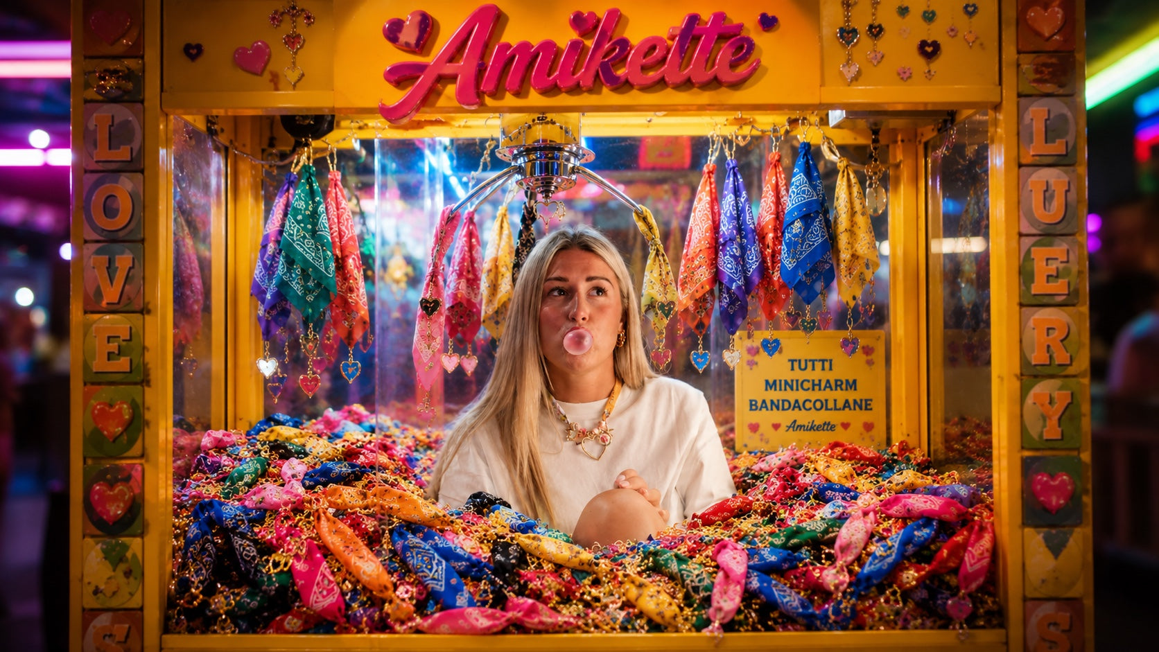 Beatrice nel mondo colorato delle Bandacollane Le Amikette